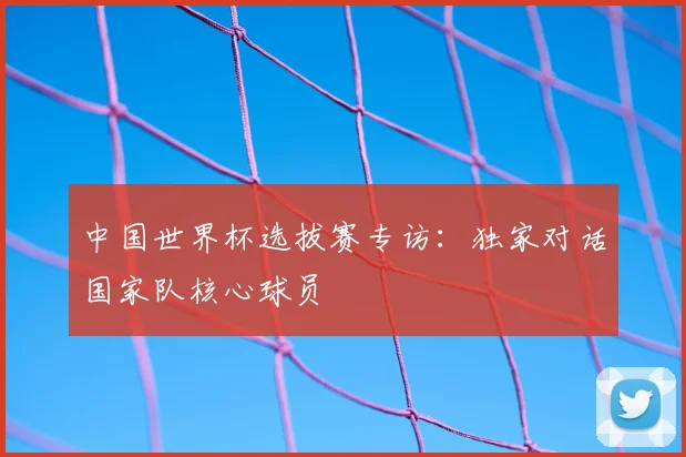 中国世界杯选拔赛专访：独家对话国家队核心球员